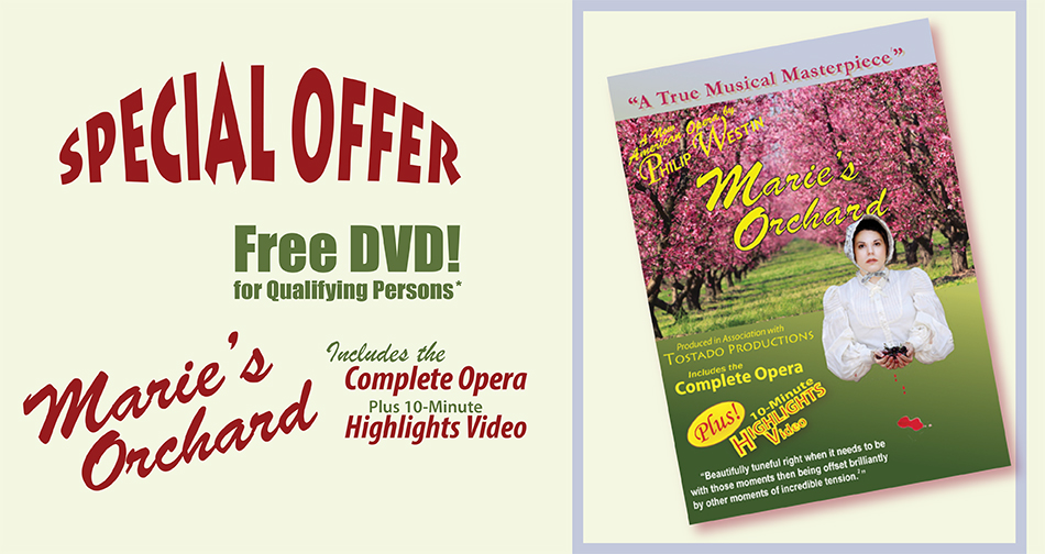 Free DVD Offer Marie's Orchard DVD